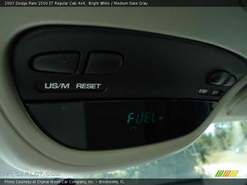Bright White / Medium Slate Gray 2007 Dodge Ram 1500 ST Regular Cab 4x4