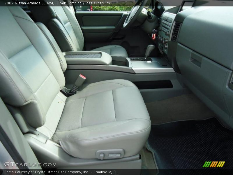 Silver Lightning / Steel/Titanium 2007 Nissan Armada LE 4x4