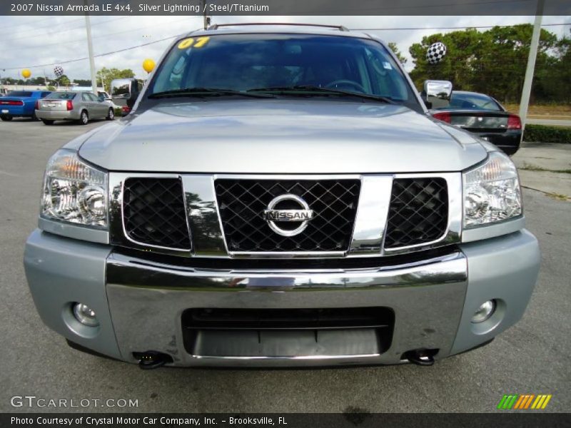 Silver Lightning / Steel/Titanium 2007 Nissan Armada LE 4x4