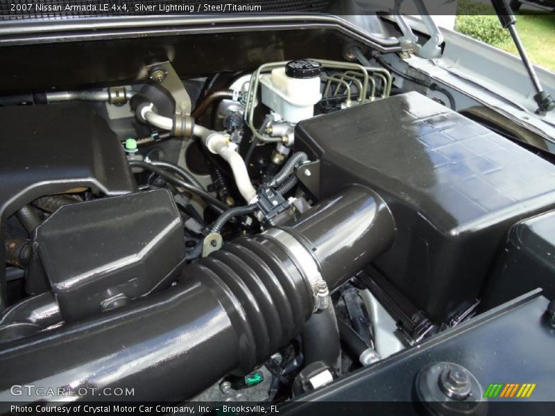 Silver Lightning / Steel/Titanium 2007 Nissan Armada LE 4x4