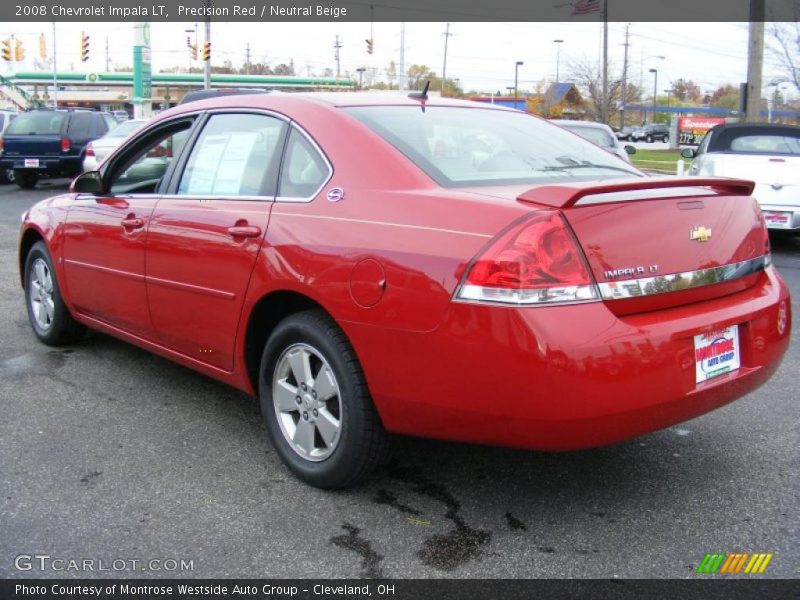 Precision Red / Neutral Beige 2008 Chevrolet Impala LT