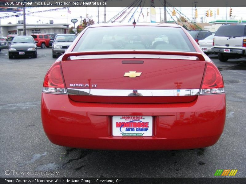 Precision Red / Neutral Beige 2008 Chevrolet Impala LT
