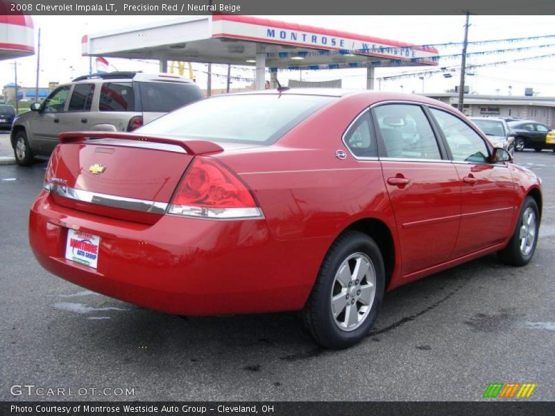 Precision Red / Neutral Beige 2008 Chevrolet Impala LT