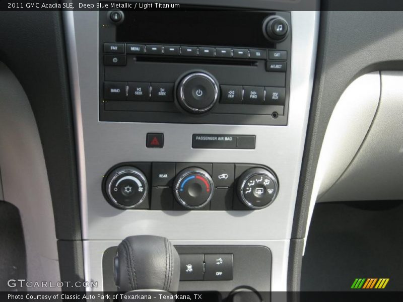 Controls of 2011 Acadia SLE