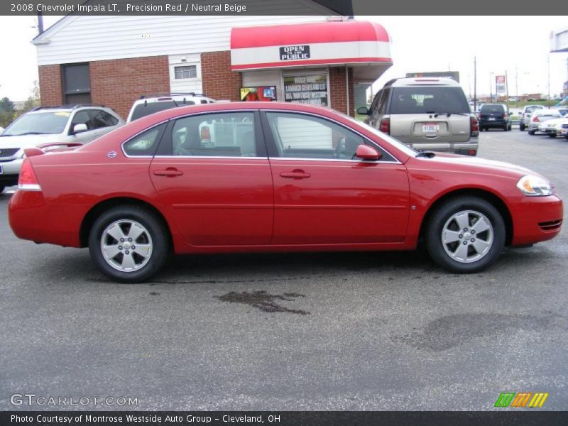 Precision Red / Neutral Beige 2008 Chevrolet Impala LT