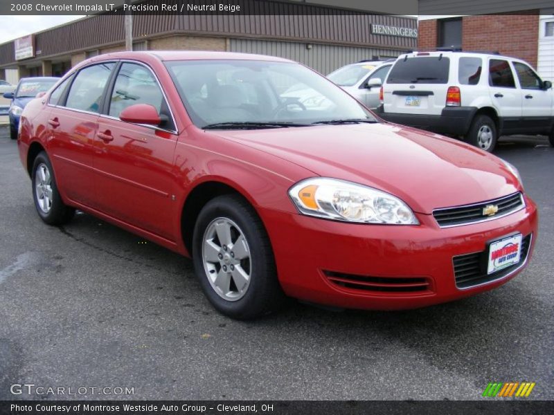 Precision Red / Neutral Beige 2008 Chevrolet Impala LT