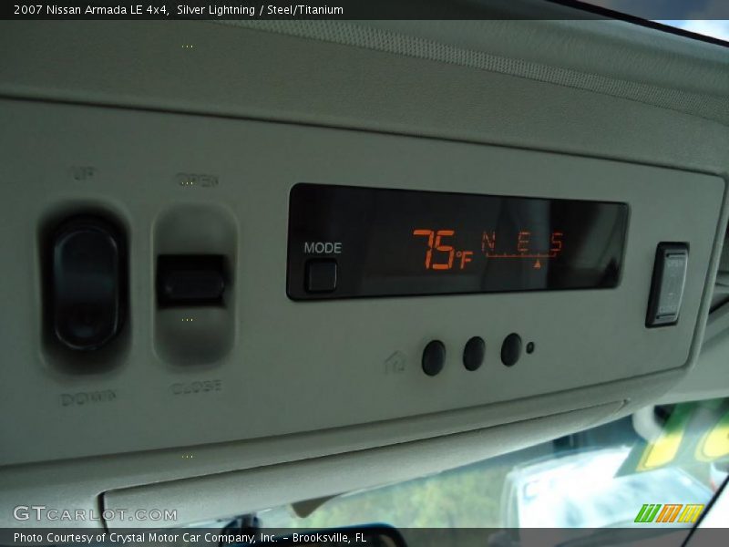 Silver Lightning / Steel/Titanium 2007 Nissan Armada LE 4x4