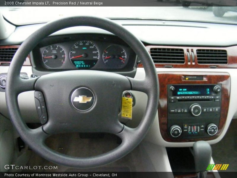 Precision Red / Neutral Beige 2008 Chevrolet Impala LT