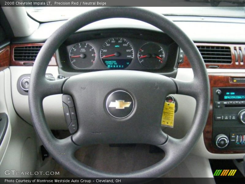 Precision Red / Neutral Beige 2008 Chevrolet Impala LT