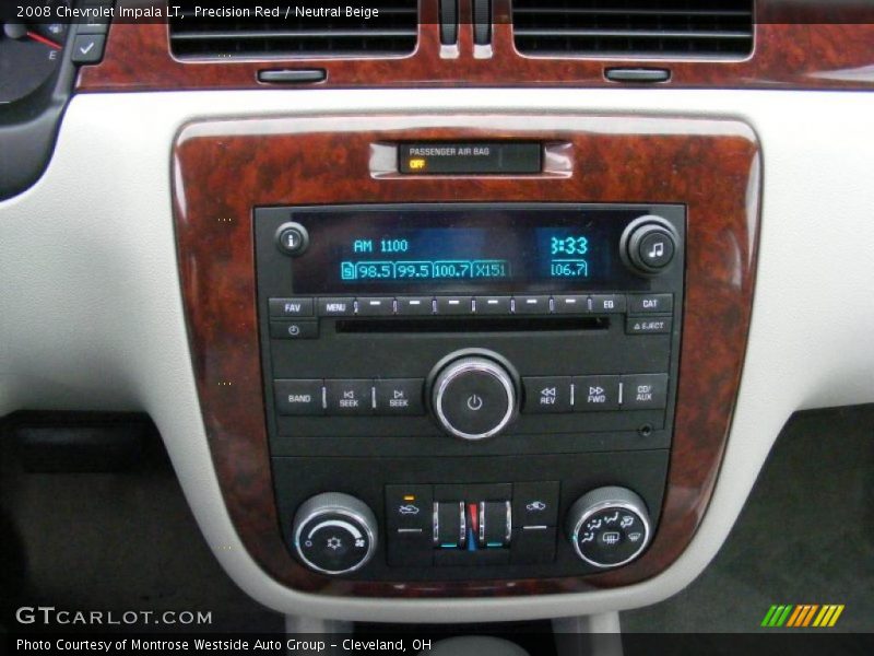 Precision Red / Neutral Beige 2008 Chevrolet Impala LT