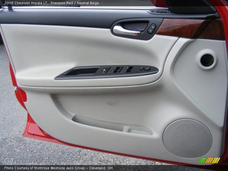 Precision Red / Neutral Beige 2008 Chevrolet Impala LT