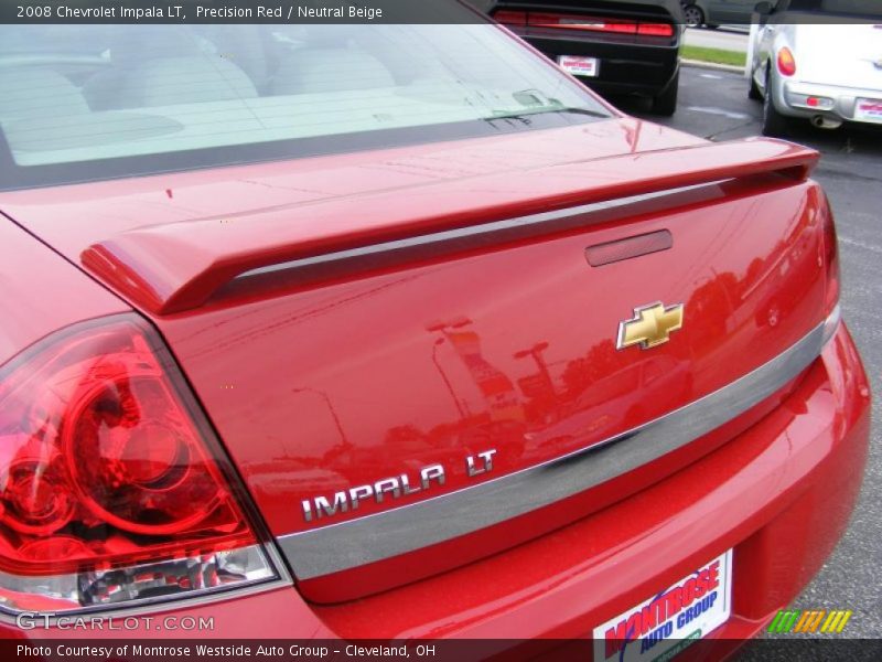 Precision Red / Neutral Beige 2008 Chevrolet Impala LT