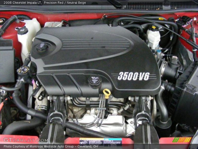 Precision Red / Neutral Beige 2008 Chevrolet Impala LT