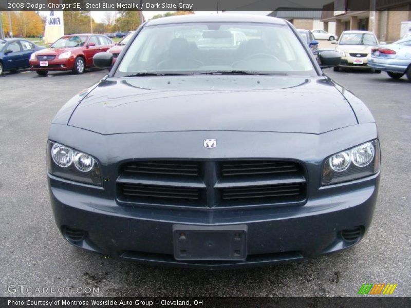Steel Blue Metallic / Dark Slate Gray 2008 Dodge Charger SE