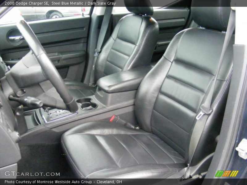 Steel Blue Metallic / Dark Slate Gray 2008 Dodge Charger SE