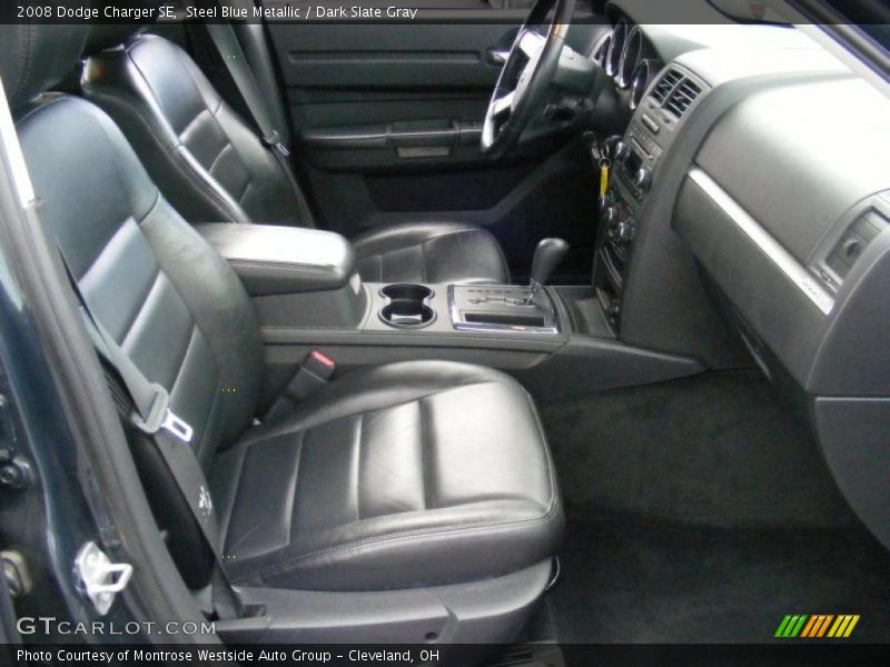 Steel Blue Metallic / Dark Slate Gray 2008 Dodge Charger SE