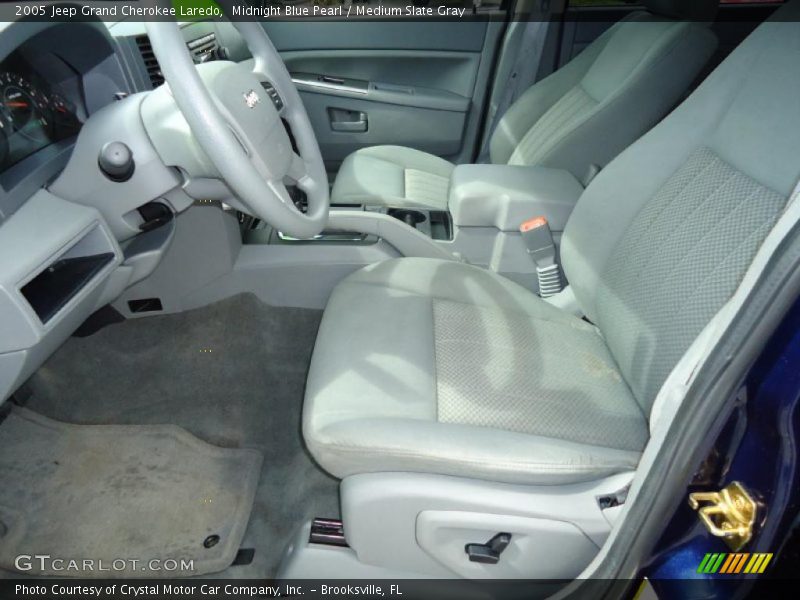 Midnight Blue Pearl / Medium Slate Gray 2005 Jeep Grand Cherokee Laredo