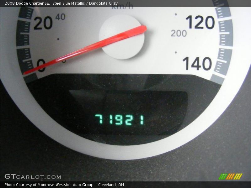 Steel Blue Metallic / Dark Slate Gray 2008 Dodge Charger SE