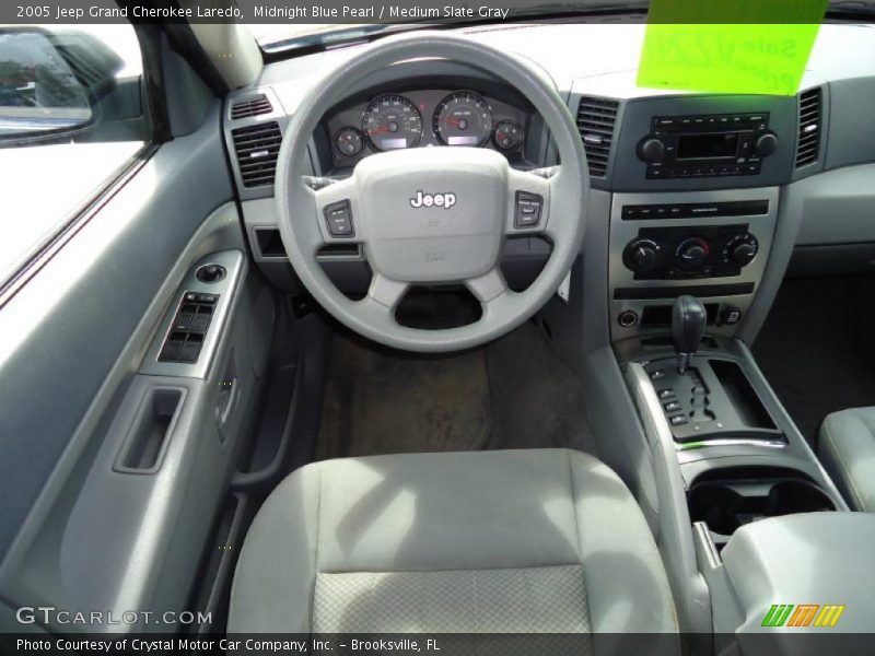 Midnight Blue Pearl / Medium Slate Gray 2005 Jeep Grand Cherokee Laredo