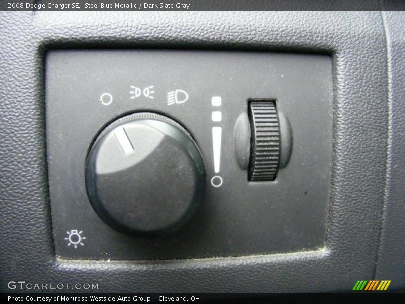 Steel Blue Metallic / Dark Slate Gray 2008 Dodge Charger SE