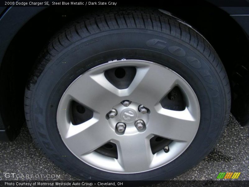 Steel Blue Metallic / Dark Slate Gray 2008 Dodge Charger SE