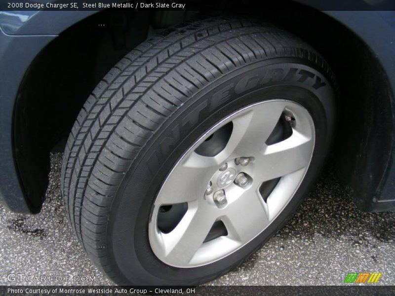 Steel Blue Metallic / Dark Slate Gray 2008 Dodge Charger SE