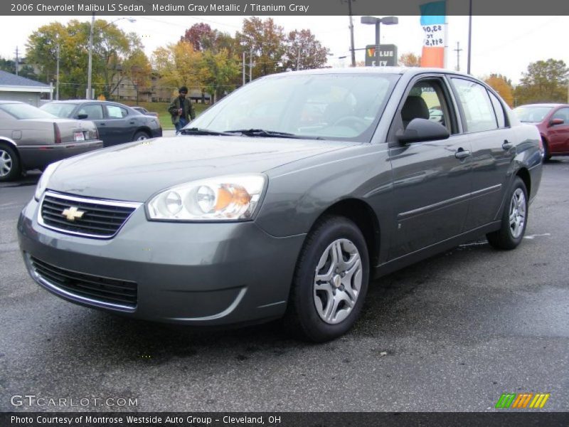 Medium Gray Metallic / Titanium Gray 2006 Chevrolet Malibu LS Sedan
