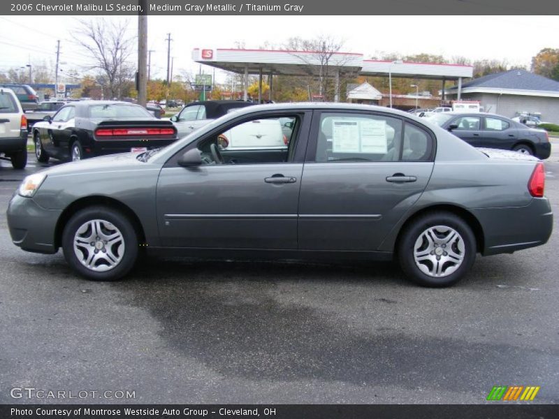Medium Gray Metallic / Titanium Gray 2006 Chevrolet Malibu LS Sedan