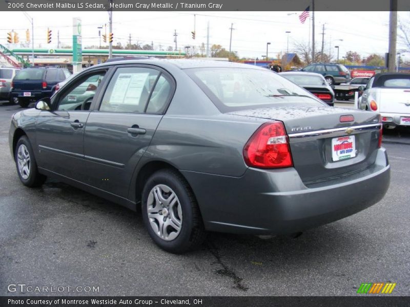 Medium Gray Metallic / Titanium Gray 2006 Chevrolet Malibu LS Sedan