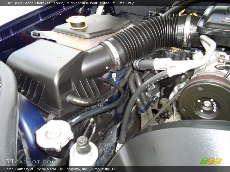 Midnight Blue Pearl / Medium Slate Gray 2005 Jeep Grand Cherokee Laredo