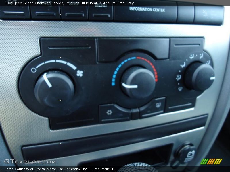 Midnight Blue Pearl / Medium Slate Gray 2005 Jeep Grand Cherokee Laredo
