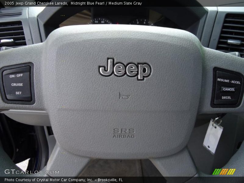 Midnight Blue Pearl / Medium Slate Gray 2005 Jeep Grand Cherokee Laredo