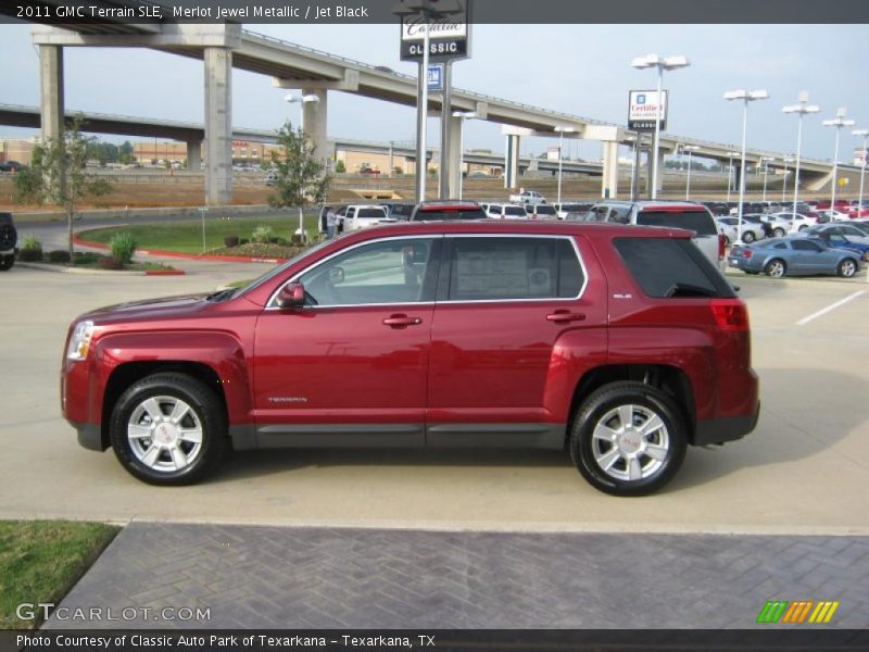 Merlot Jewel Metallic / Jet Black 2011 GMC Terrain SLE