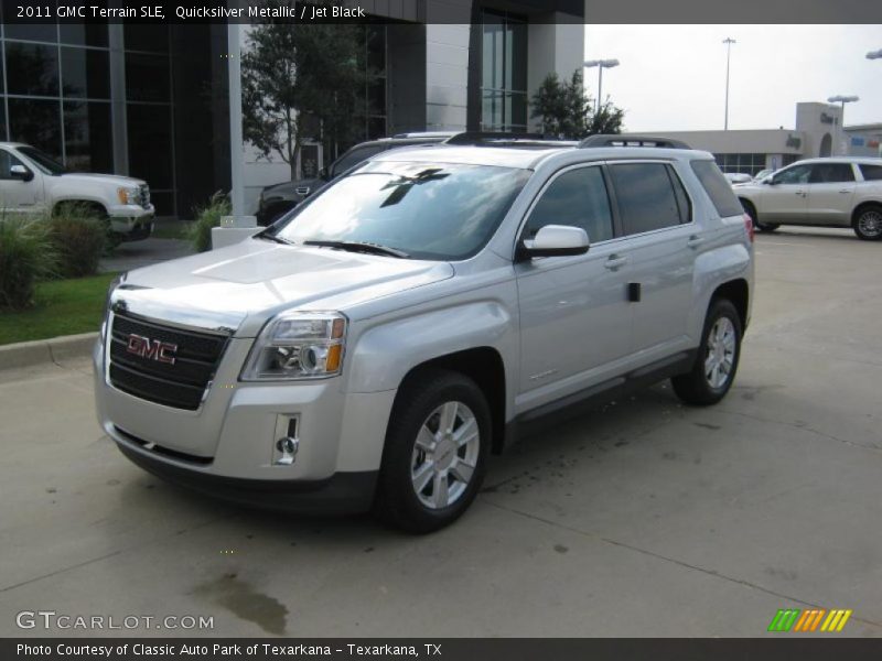 Quicksilver Metallic / Jet Black 2011 GMC Terrain SLE