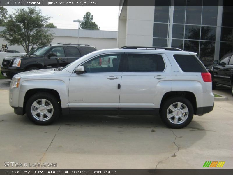 Quicksilver Metallic / Jet Black 2011 GMC Terrain SLE
