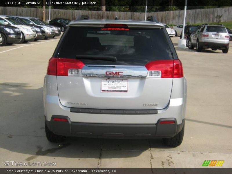 Quicksilver Metallic / Jet Black 2011 GMC Terrain SLE