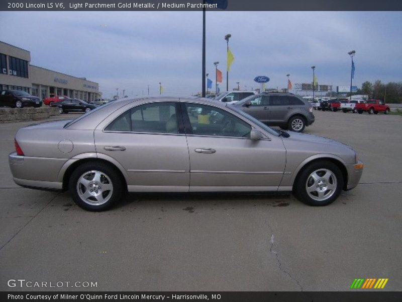 Light Parchment Gold Metallic / Medium Parchment 2000 Lincoln LS V6