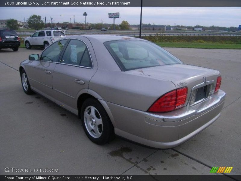 Light Parchment Gold Metallic / Medium Parchment 2000 Lincoln LS V6