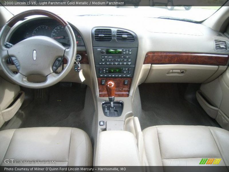 Light Parchment Gold Metallic / Medium Parchment 2000 Lincoln LS V6