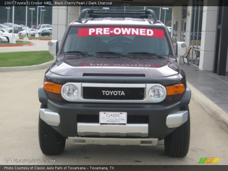 Black Cherry Pearl / Dark Charcoal 2007 Toyota FJ Cruiser 4WD