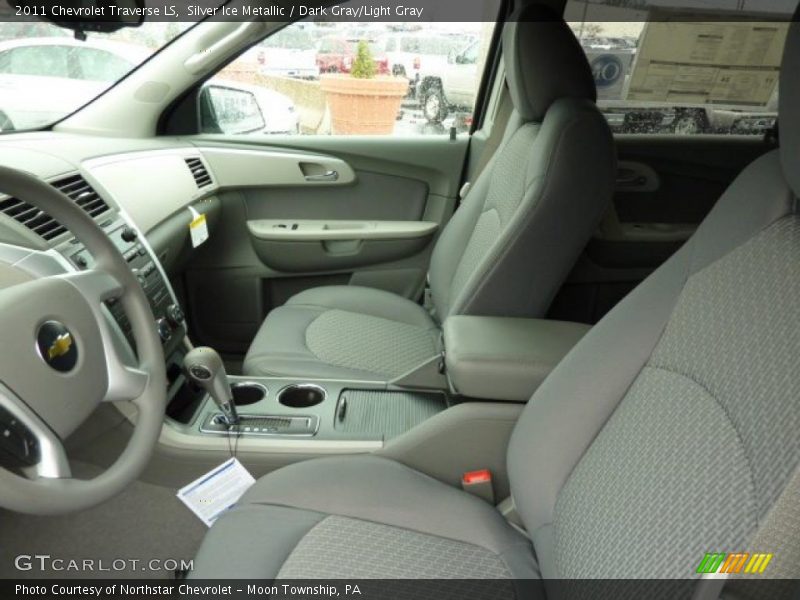  2011 Traverse LS Dark Gray/Light Gray Interior