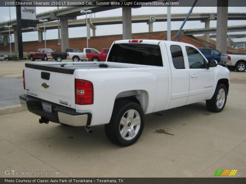 Summit White / Light Cashmere/Ebony Accents 2008 Chevrolet Silverado 1500 LT Extended Cab
