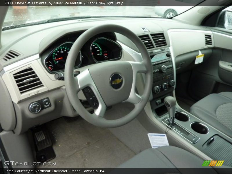 Dark Gray/Light Gray Interior - 2011 Traverse LS 
