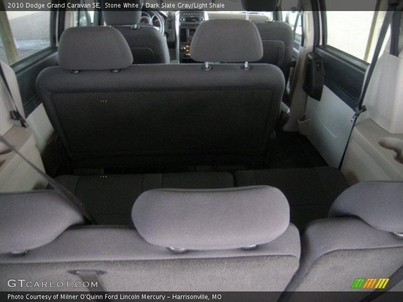 Stone White / Dark Slate Gray/Light Shale 2010 Dodge Grand Caravan SE
