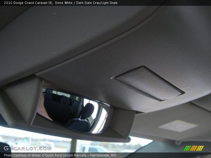 Stone White / Dark Slate Gray/Light Shale 2010 Dodge Grand Caravan SE