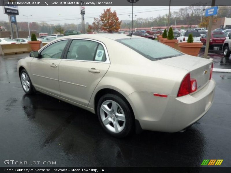 Gold Mist Metallic / Cocoa/Cashmere 2011 Chevrolet Malibu LS