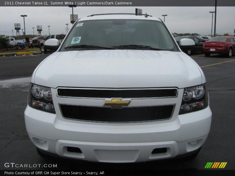 Summit White / Light Cashmere/Dark Cashmere 2011 Chevrolet Tahoe LS