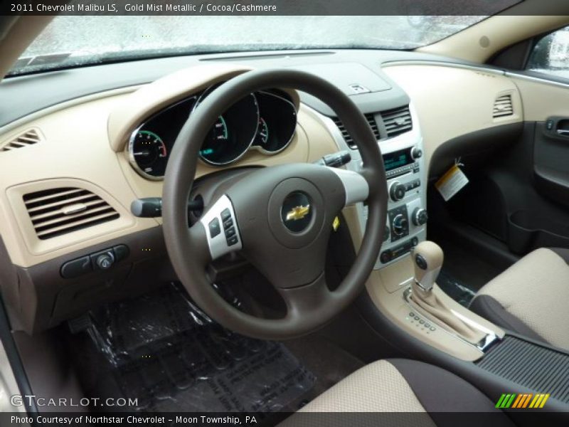 Gold Mist Metallic / Cocoa/Cashmere 2011 Chevrolet Malibu LS