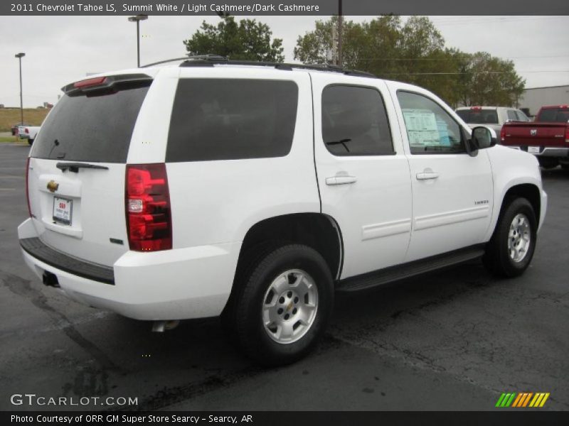 Summit White / Light Cashmere/Dark Cashmere 2011 Chevrolet Tahoe LS
