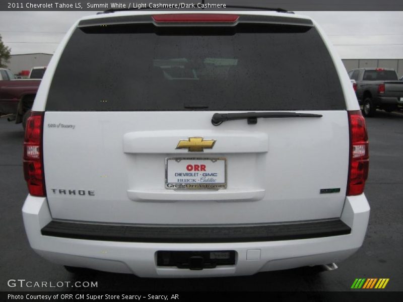Summit White / Light Cashmere/Dark Cashmere 2011 Chevrolet Tahoe LS